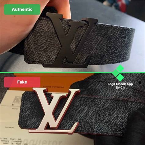 black louis vuitton belt how to do if its fake|real louis vuitton damier belt.